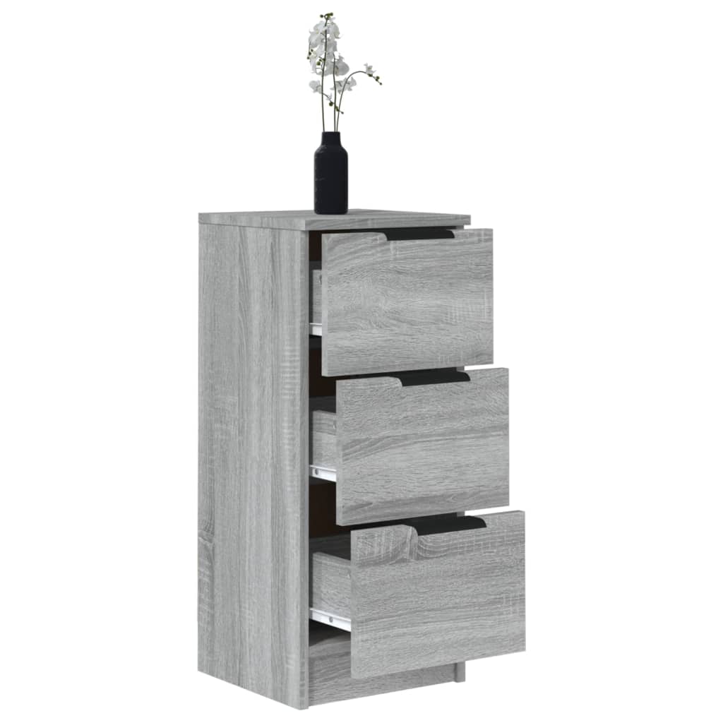 Sideboard | Grey sonoma | Engineered wood | Small |  Simple | Sideboard