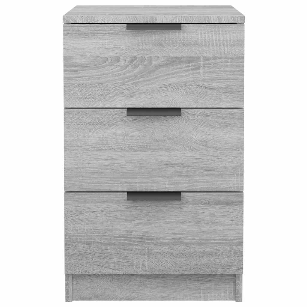 Bedside Cabinets 2 pcs Grey Sonoma 40x36x65 cm