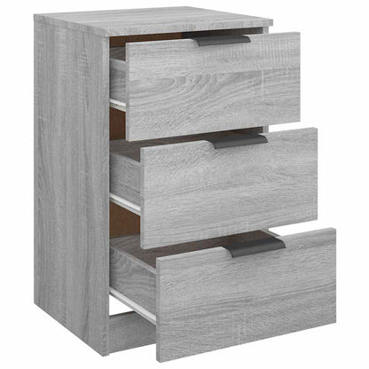 Bedside Cabinets 2 pcs Grey Sonoma 40x36x65 cm