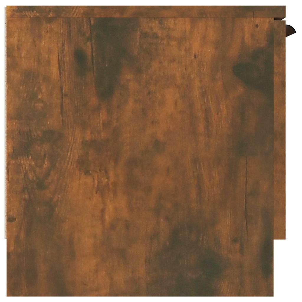 TV Cabinet Smoked Oak 102x35x36,5 cm Engineered Wood