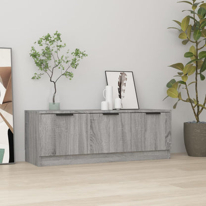 TV Cabinet Grey Sonoma 102x35x36.5 cm Engineered Wood