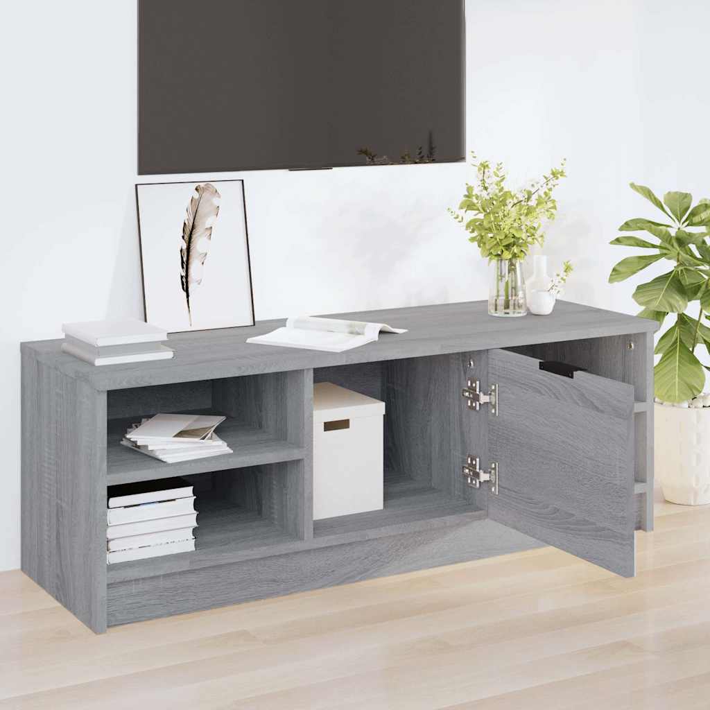 TV Cabinet Grey Sonoma 102x35,5x36,5 cm Engineered Wood