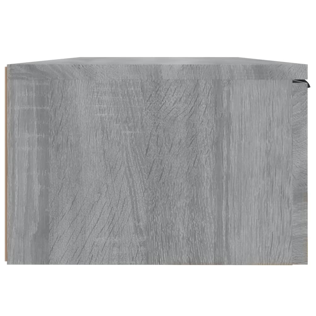 Wall Cabinet Grey Sonoma 68x30x20 cm Engineered Wood