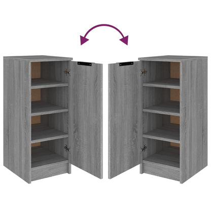 Shoe Cabinet Grey Sonoma 30x35x70 cm Engineered Wood