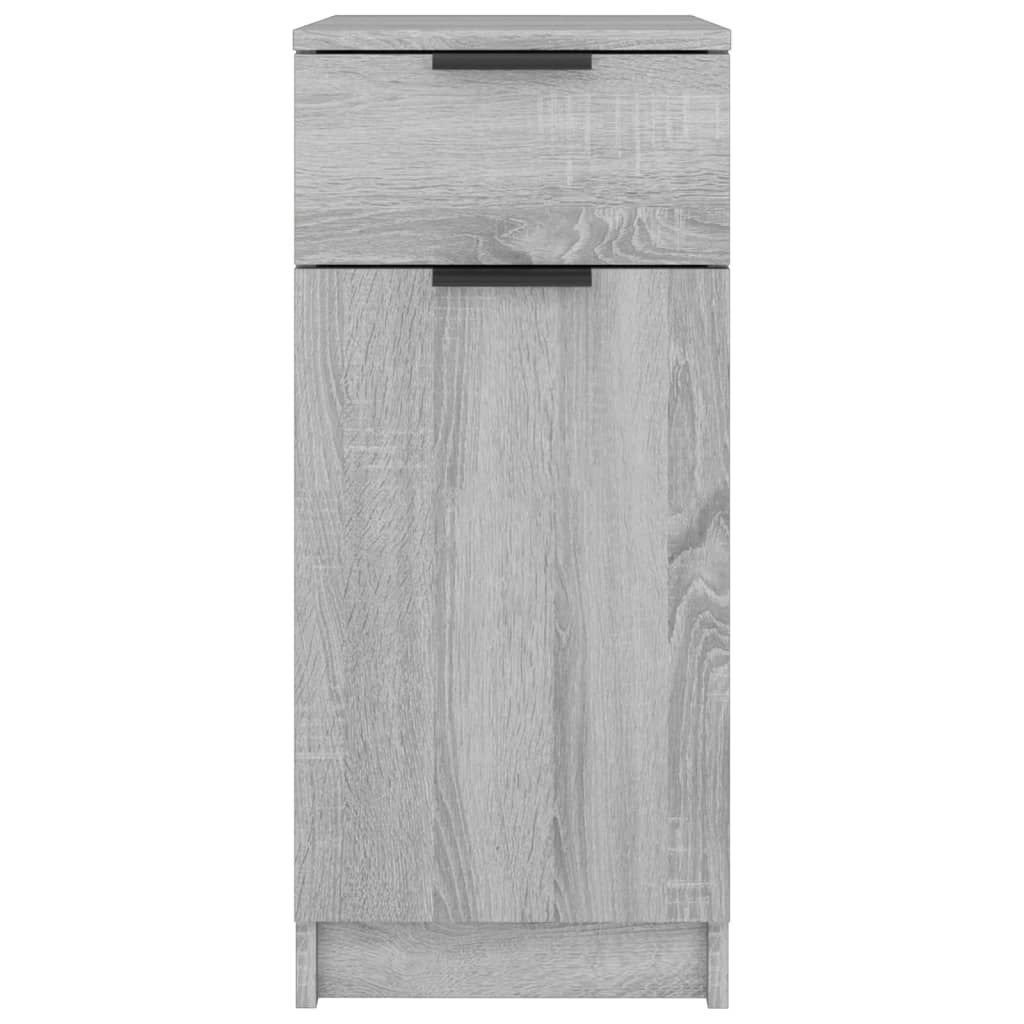 Desk Cabinet | Grey sonoma | Engineered wood | 33.5x50x75 cm