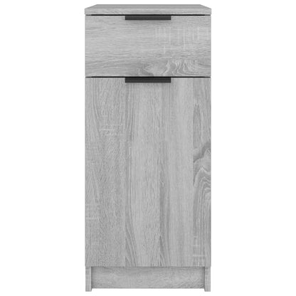 Desk Cabinet | Grey sonoma | Engineered wood | 33.5x50x75 cm