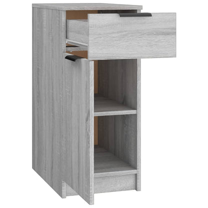 Desk Cabinet | Grey sonoma | Engineered wood | 33.5x50x75 cm