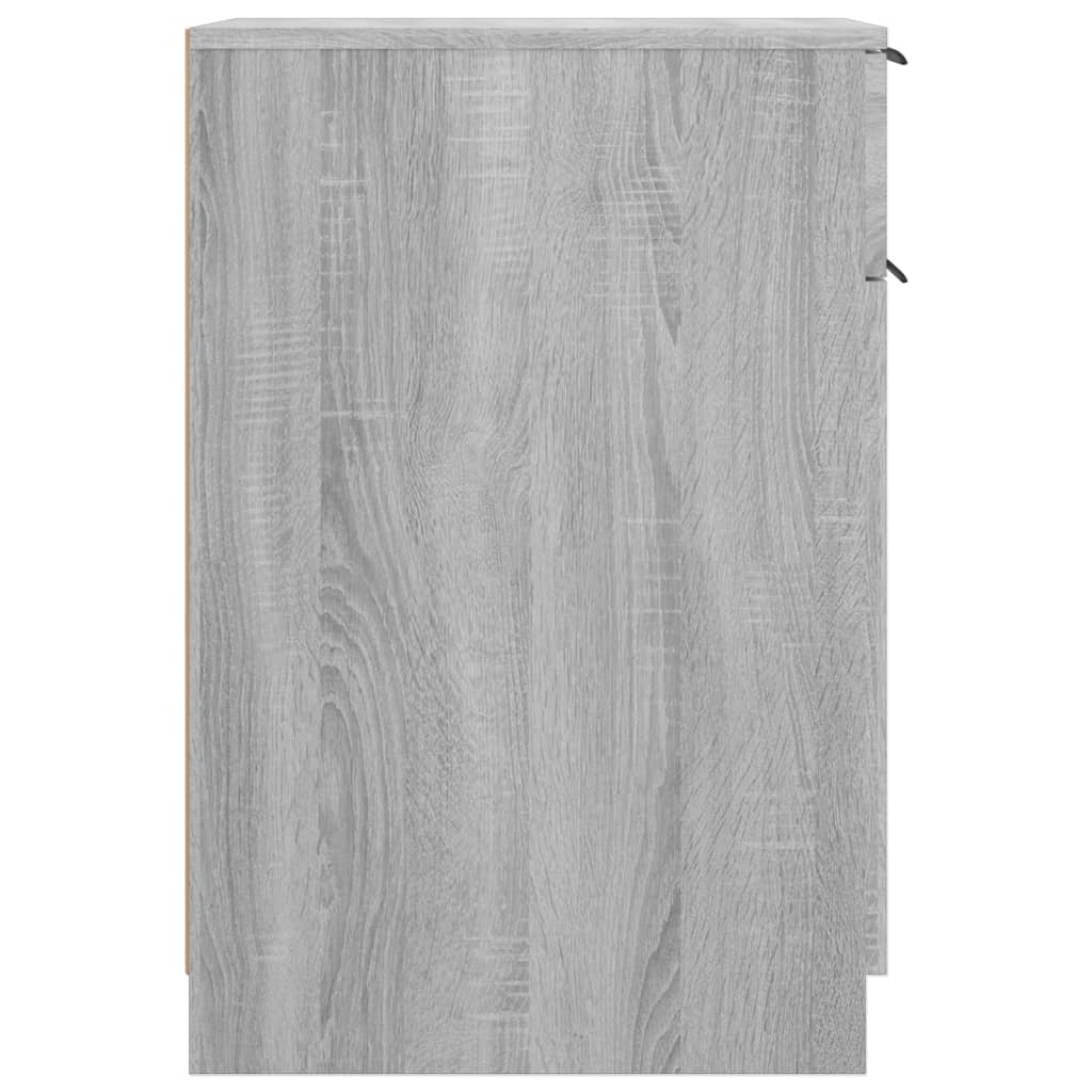 Desk Cabinet | Grey sonoma | Engineered wood | 33.5x50x75 cm