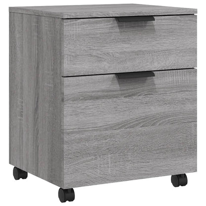 File Cabinet | Grey Sonoma | Engineered Wood | Standard | Smooth Sliding