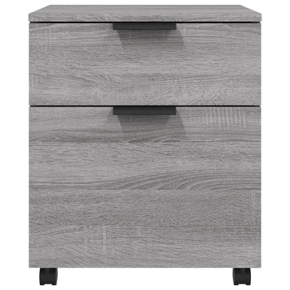 File Cabinet | Grey Sonoma | Engineered Wood | Standard | Smooth Sliding