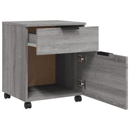 File Cabinet | Grey Sonoma | Engineered Wood | Standard | Smooth Sliding