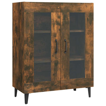 Sideboard Smoked Oak 69,5x34x90 cm Engineered Wood