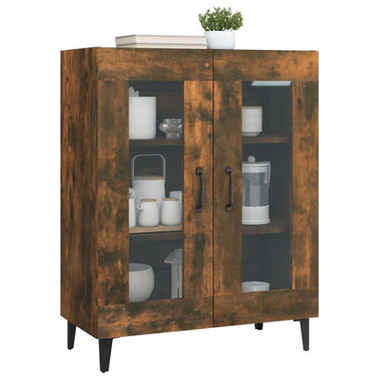Sideboard Smoked Oak 69,5x34x90 cm Engineered Wood