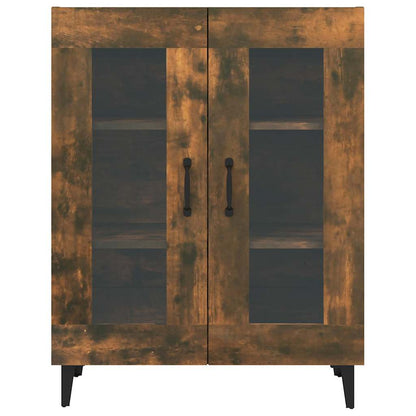 Sideboard Smoked Oak 69,5x34x90 cm Engineered Wood