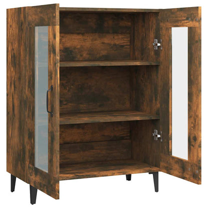 Sideboard Smoked Oak 69,5x34x90 cm Engineered Wood