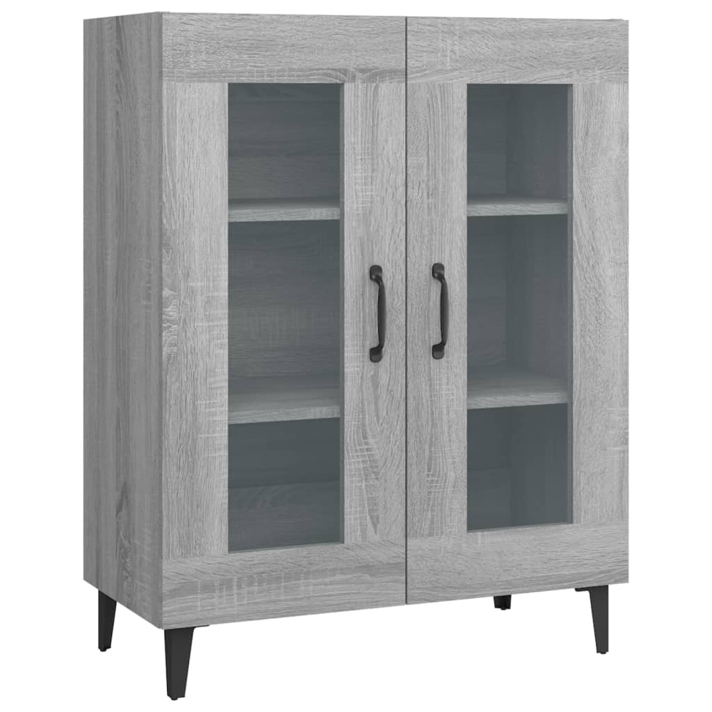 Sideboard Grey Sonoma 69.5x34x90 cm Engineered Wood