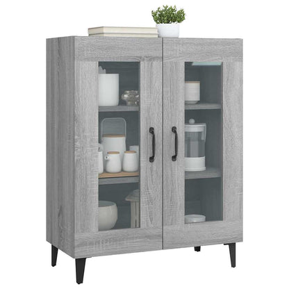 Sideboard Grey Sonoma 69,5x34x90 cm Engineered Wood