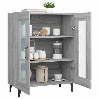 Sideboard Grey Sonoma 69,5x34x90 cm Engineered Wood