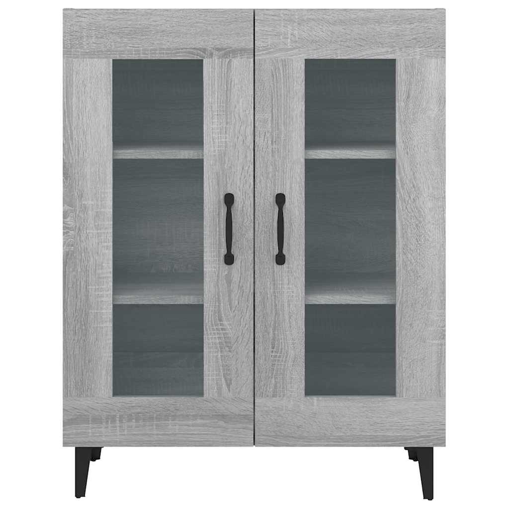 Sideboard Grey Sonoma 69,5x34x90 cm Engineered Wood
