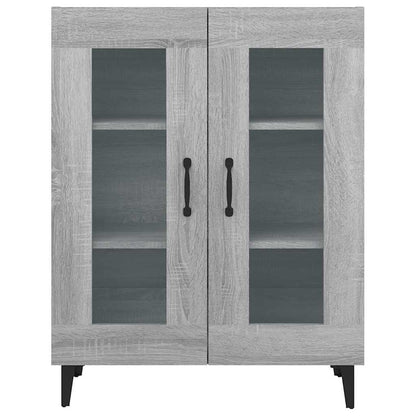 Sideboard Grey Sonoma 69,5x34x90 cm Engineered Wood
