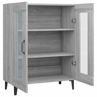 Sideboard Grey Sonoma 69,5x34x90 cm Engineered Wood