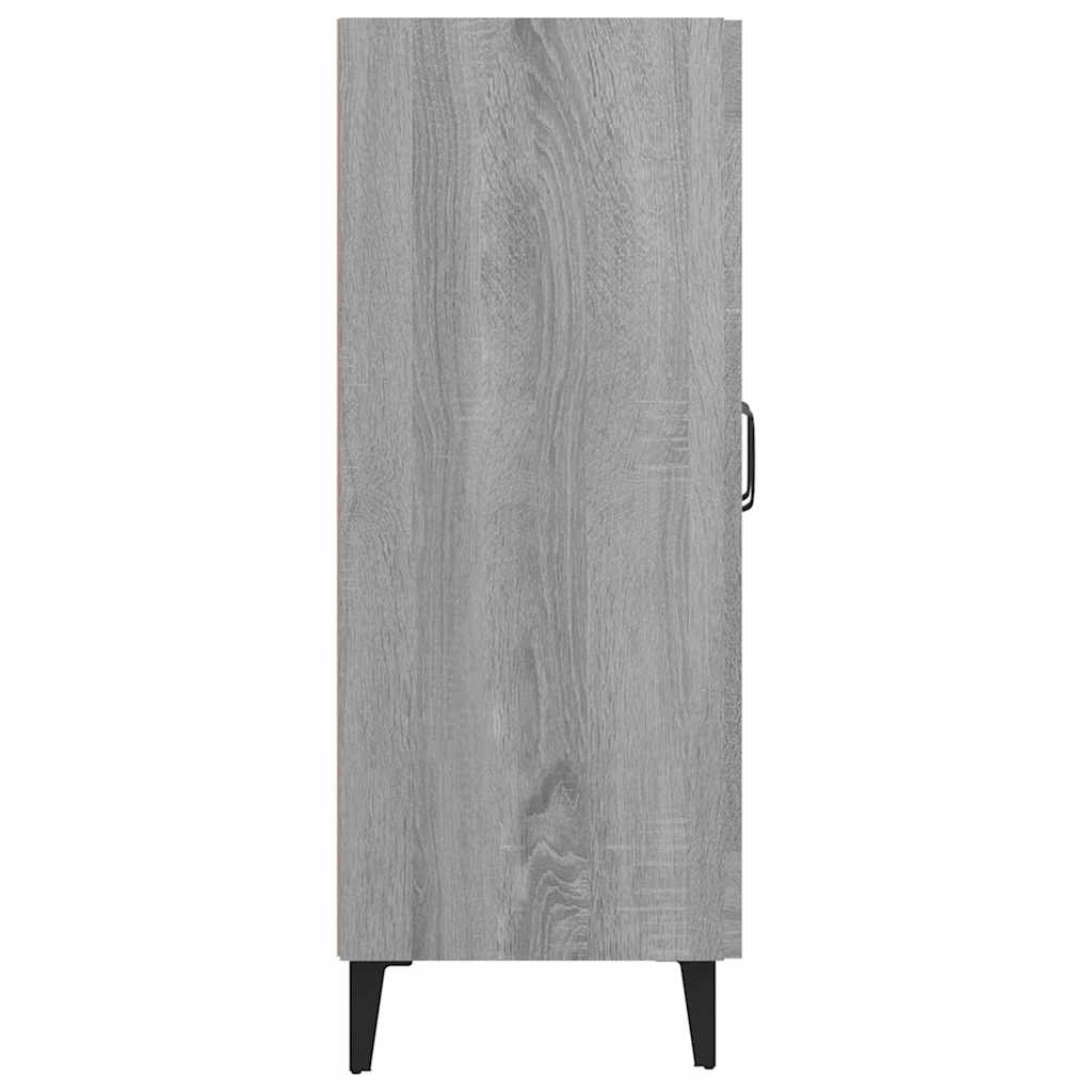 Sideboard Grey Sonoma 69,5x34x90 cm Engineered Wood
