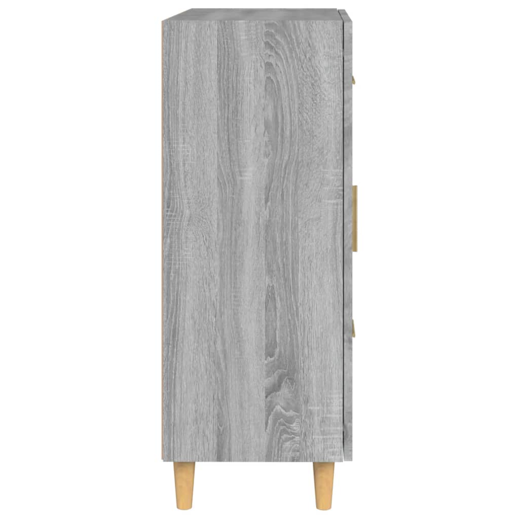 Sideboard Grey Sonoma 69,5x34x90 cm Engineered Wood