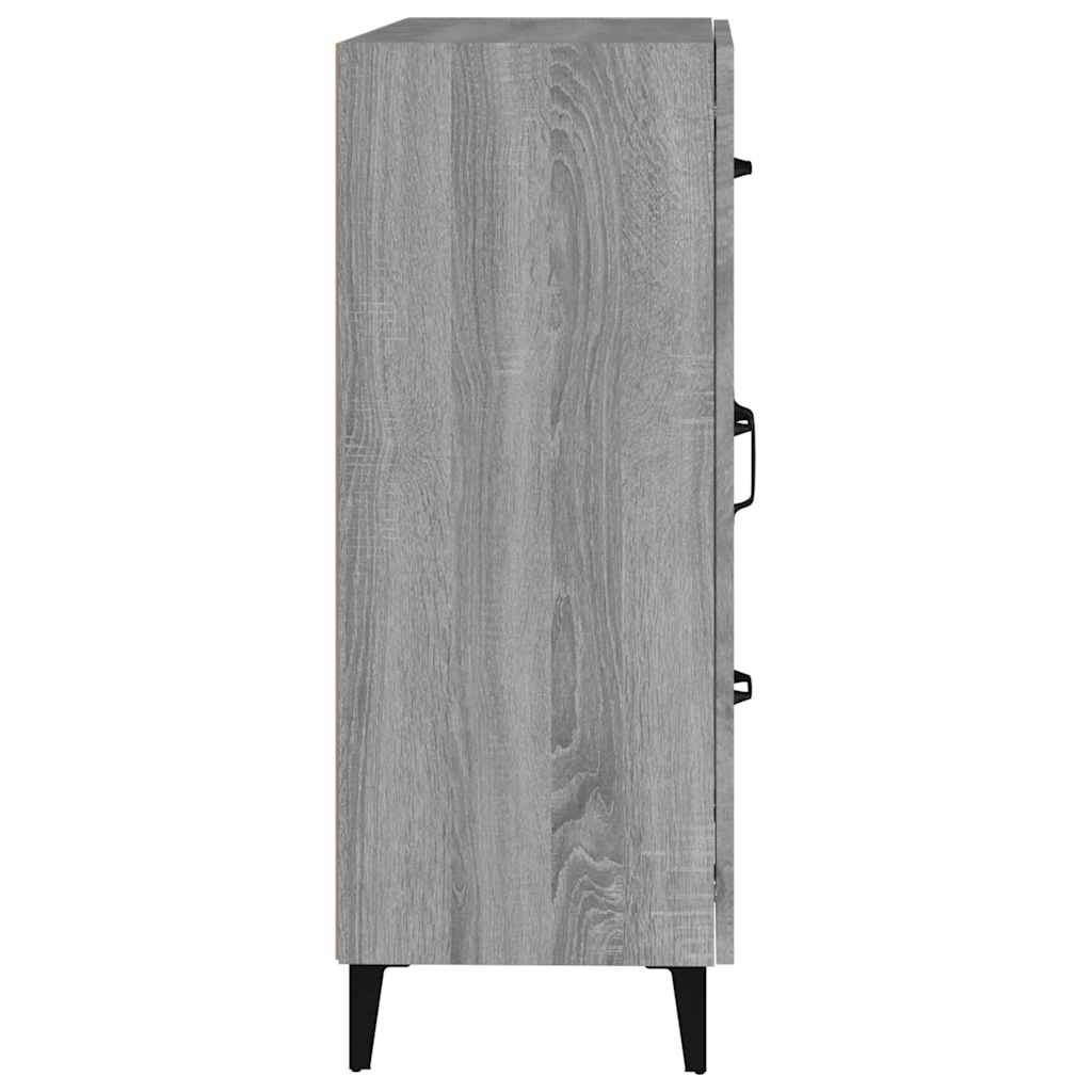 Sideboard Grey Sonoma 69,5x34x90 cm Engineered Wood