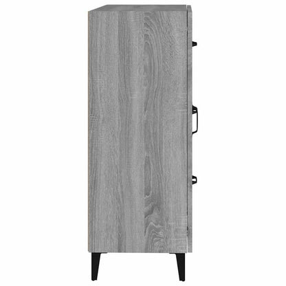 Sideboard Grey Sonoma 69,5x34x90 cm Engineered Wood