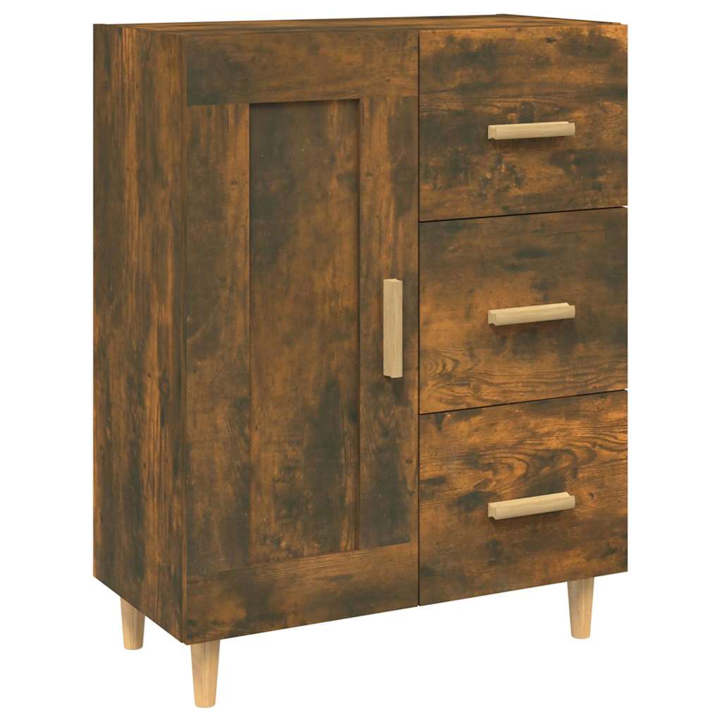 817369 vidaXL Sideboard Smoked Oak 69,5x34x90 cm Engineered Wood