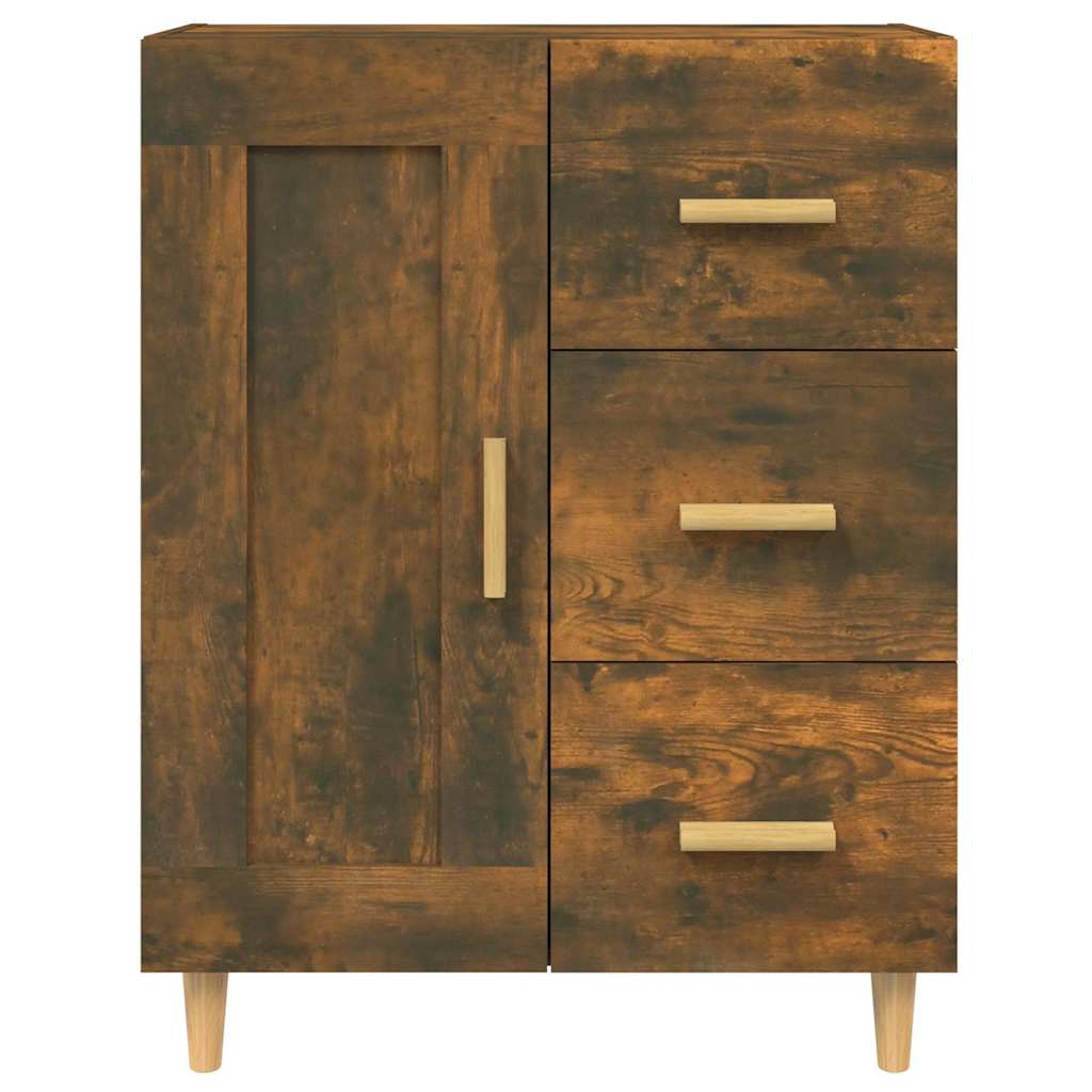 817369 vidaXL Sideboard Smoked Oak 69,5x34x90 cm Engineered Wood