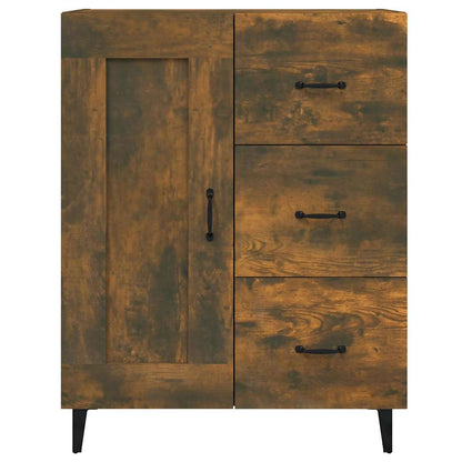 817372 vidaXL Sideboard Smoked Oak 69,5x34x90 cm Engineered Wood