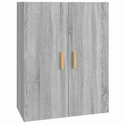 Hanging Wall Cabinet Grey Sonoma 69,5x34x90 cm