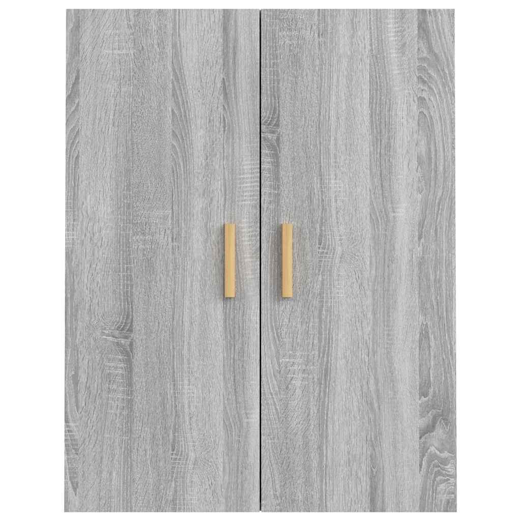 Hanging Wall Cabinet Grey Sonoma 69,5x34x90 cm