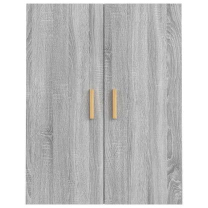 Hanging Wall Cabinet Grey Sonoma 69,5x34x90 cm