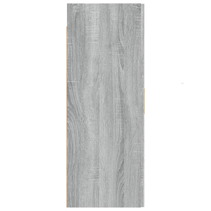Hanging Wall Cabinet Grey Sonoma 69.5x34x90 cm