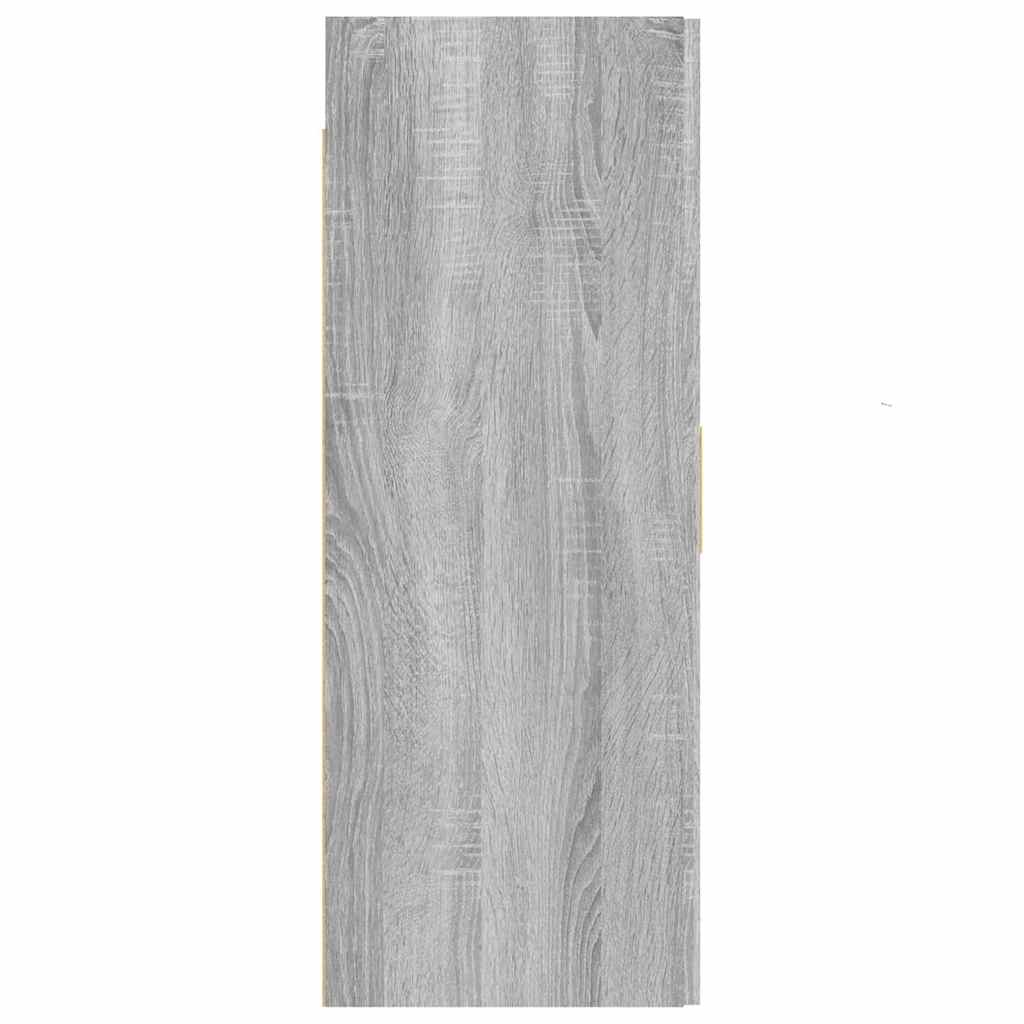 Hanging Wall Cabinet Grey Sonoma 69,5x34x90 cm