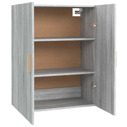 Hanging Wall Cabinet Grey Sonoma 69,5x34x90 cm