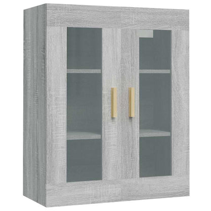 Hanging Wall Cabinet Grey Sonoma 69,5x34x90 cm