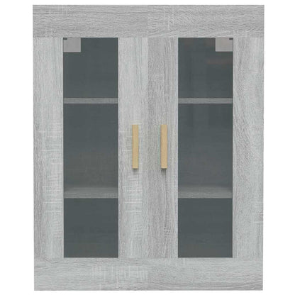 Hanging Wall Cabinet Grey Sonoma 69,5x34x90 cm