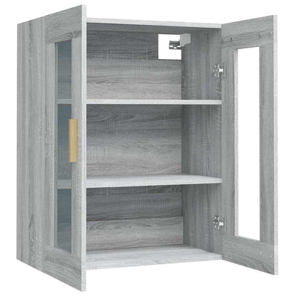 Hanging Wall Cabinet Grey Sonoma 69,5x34x90 cm