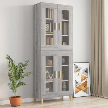 Hanging Wall Cabinet Grey Sonoma 69,5x34x90 cm