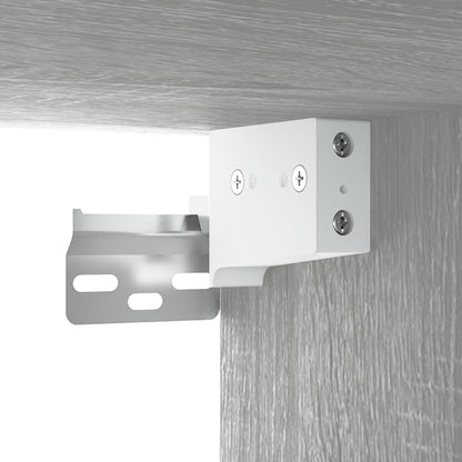 Hanging Wall Cabinet Grey Sonoma 69.5x34x90 cm