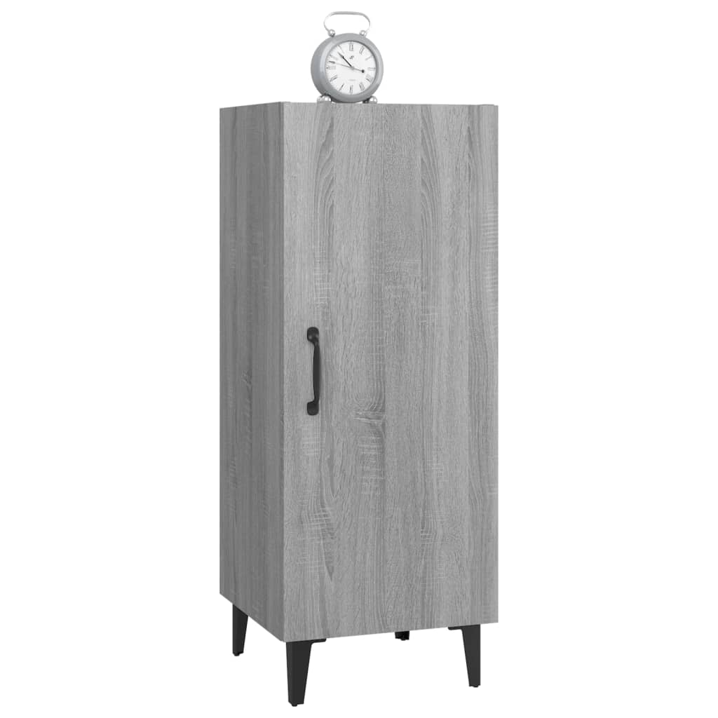 Sideboard Grey Sonoma 34.5x34x90 cm Engineered Wood