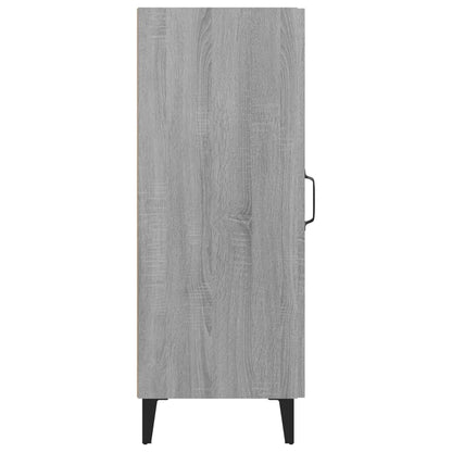 Sideboard Grey Sonoma 34.5x34x90 cm Engineered Wood