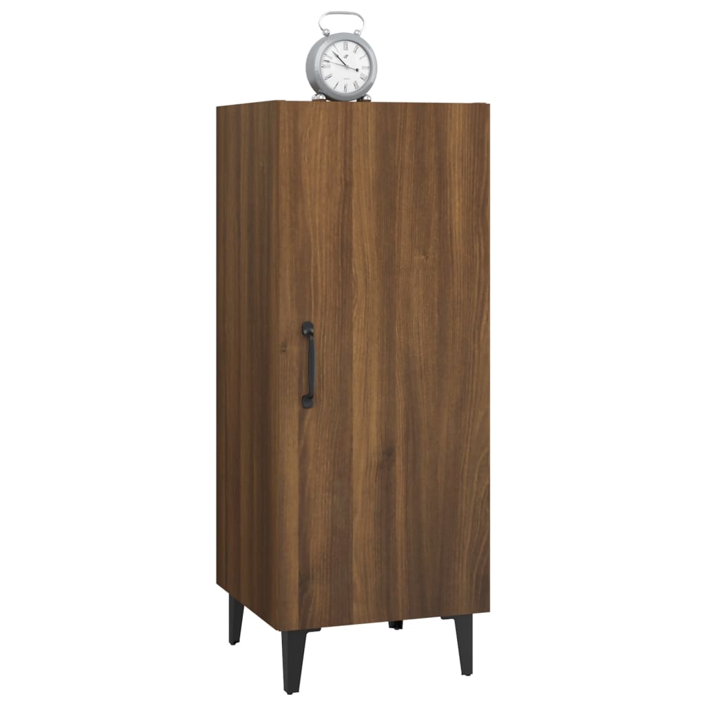 Sideboard Brown Oak 34.5x34x90 cm Engineered Wood