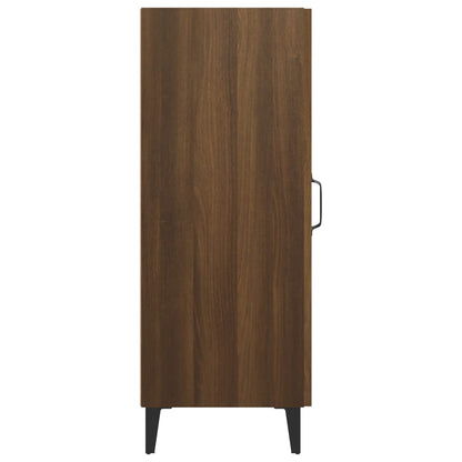 Sideboard Brown Oak 34.5x34x90 cm Engineered Wood