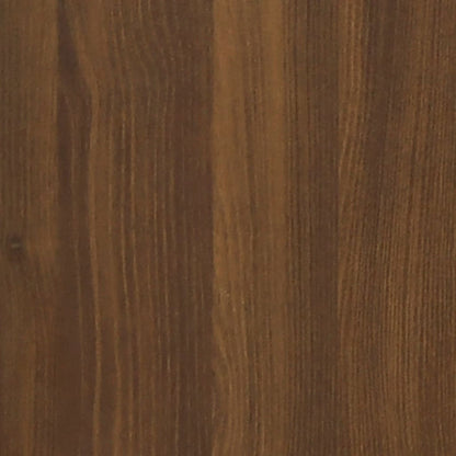 Sideboard Brown oak 34.5x34x90 cm Engineered Wood