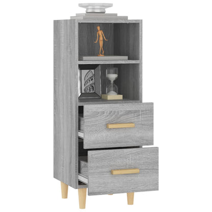 Sideboard Grey Sonoma 34.5x34x90 cm Engineered Wood