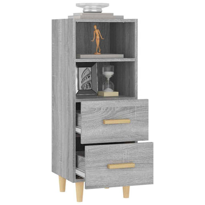 817415 vidaXL Sideboard Grey Sonoma 34,5x34x90 cm Engineered Wood